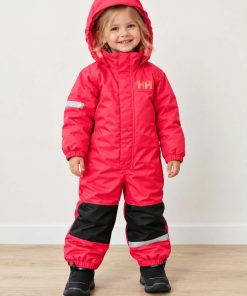 Helly Hansen K explorer pink žieminis kombinezonas