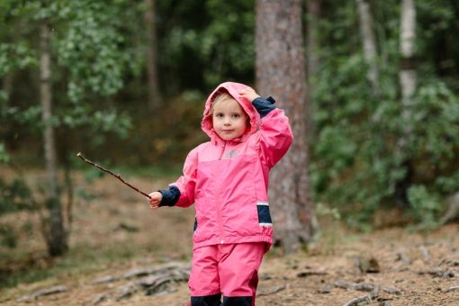 Helly Hansen K Norse rosa plona vėjo ir lietaus striukė