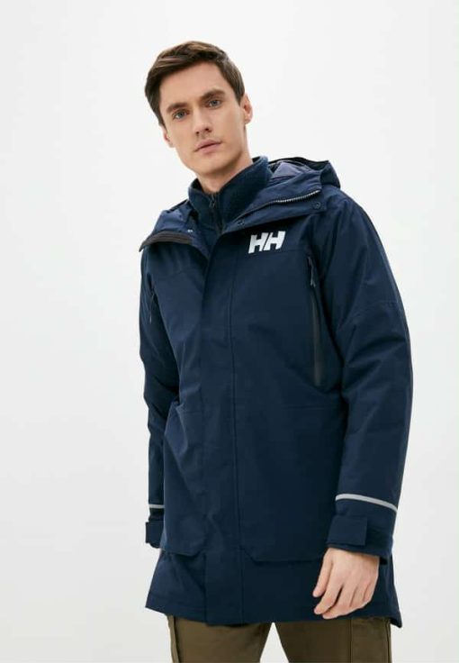 Helly Hansen Oslo ins ilgas paltas, neperšlampamas, pašiltintas, mėlynas - Image 5