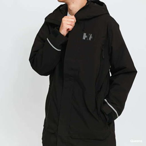 Helly Hansen Oslo ins ilgas paltas, neperšlampamas, pašiltintas, juodas - Image 6
