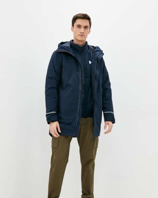 Helly Hansen Oslo ins ilgas paltas, neperšlampamas, pašiltintas, mėlynas
